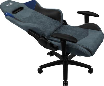 Aerocool DUKE AeroSuede Universele gamestoel Zwart, Blauw
