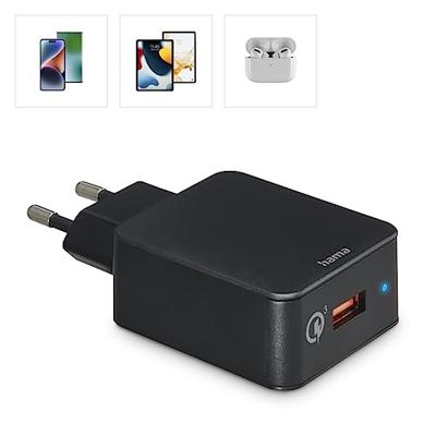 Hama USB-oplader 19.50 W 1x USB-A Zwart Binnen