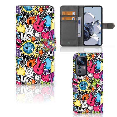 Xiaomi 12T | 12T Pro | Wallet Case | met Pasjes | Punk Rock