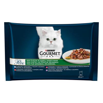 Purina GRMT PERLE GIGMV BEEF CRT natvoer voor kat 85 g
