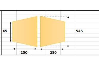 Interline ondertapijt rond 360 cm