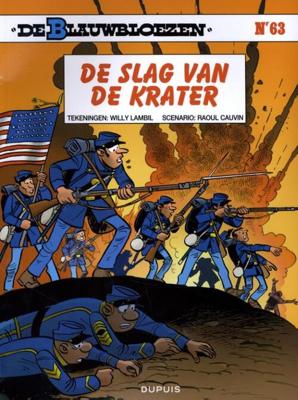 Raoul  Cauvin Blauwbloezen, De 63   De slag van de krater