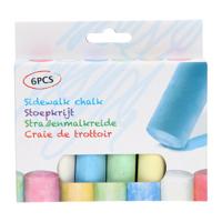 Stoepkrijt 6 Kleuren - thumbnail