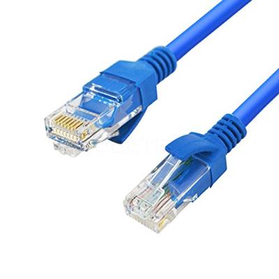 Intellinet 318129 RJ45 Netwerkkabel, patchkabel CAT 5e U/UTP 0.50 m Blauw 1 stuk(s)