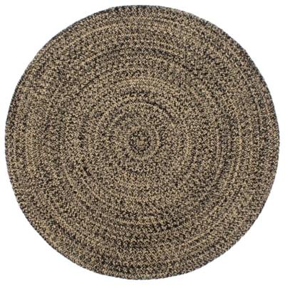 VidaXL Vloerkleed handgemaakt 240 cm jute zwart en bruin VidaXL Vloerkleed handgemaakt 240 cm jute zwart en bruin
