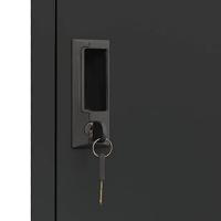Lockerkast 38x40x180 cm staal antracietkleurig - thumbnail