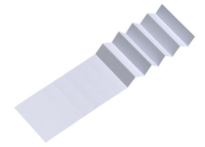 Ruiterstroken set voor Alzicht ruiters 65 mm wit