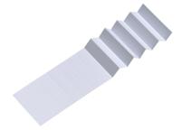 Ruiterstroken set voor Alzicht ruiters 65 mm wit - thumbnail