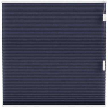Fenstr plisségordijn Chicago dubbel 25mm lichtdoorlatend - donkerblauw (35506)