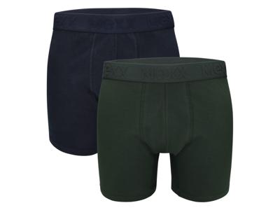 MEXX Set van 2 heren boxers (Donkerblauw/groen, XXL) MEXX Set van 2 heren boxers (Donkerblauw/groen, XXL)