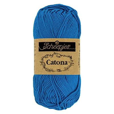 Scheepjes Catona - 10g - 201 Electric Blue - Haakgaren / Breigaren