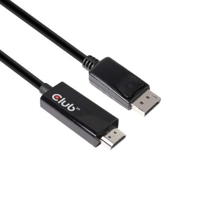 club3D CAC-1082 DisplayPort-kabel DisplayPort / HDMI Adapterkabel DisplayPort-stekker, HDMI-A-stekker 2.00 m Zilver club3D CAC-1082 DisplayPort-kabel DisplayPort / HDMI Adapterkabel DisplayPort-stekker, HDMI-A-stekker 2.00 m Zilver