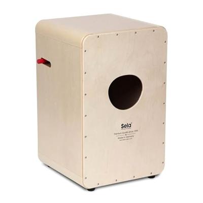 Sela SE 010 CaSela Pro Satin Nut cajon met switch