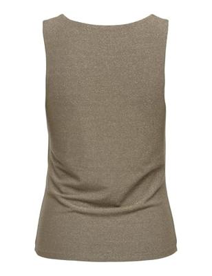 Only Onlea Glitter S/l 2-ways Top Jrs Noos Tops En Singlets Falcon Gold Glitter