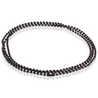 LGT Jewels Dogtag ketting Edelstaal Zwart 2mm-60cm - thumbnail