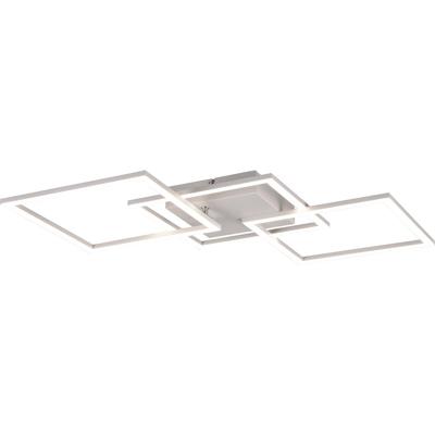 LED Plafondlamp Vierkant 38W - Natuurlijk Wit 4000K - Mat Wit Metaal