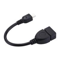 USB 2.0 A vrouwtje naar Micro USB 5 Pin mannetje OTG Adapter Kabel voor Samsung Galaxy S IV / i9500 / S III / i9300 /Note II / N7100 / i9220 / i9100 / - thumbnail