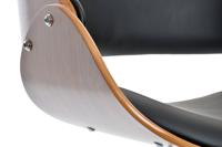 Kruk DKD Home Decor Bruin Zwart Walnoot 54 x 53 x 101,5 cm - thumbnail