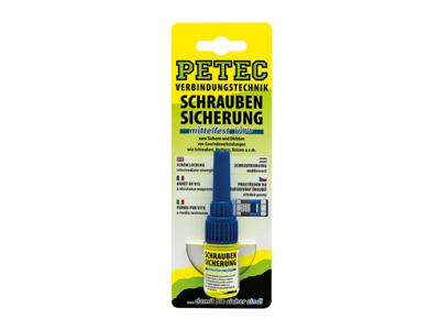 PETEC schroefbeveiliging "power" screw retention 5g sb medium strength blu