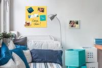 Sigel SI-B1108 Glasmagneetbord Be!Board 45x45 cm + 2 Magneten en Bevestigingsmateriaal Geel - thumbnail