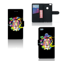 Huawei P8 Lite 2017 Leuk Hoesje Lion Color - thumbnail