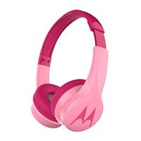 motorola Squads 300 - Bluetooth Kinderkoptelefoon met 15 uur afspeeltijd - Audio splitter en veilig volume, Standaard, Roze - thumbnail
