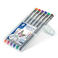 Fineliner Staedtler Pigment 308 0.3mm set à 6st assorti - thumbnail