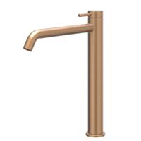 IVY Bond Wastafelkraan - Verhoogd Model L - Geborsteld Mat Koper PVD - thumbnail