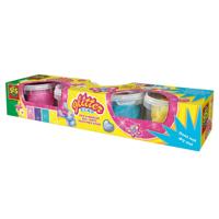 SES Glitter klei 4x90gr - thumbnail