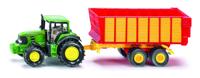 Siku 1650 John Deere + Hooiwagen - thumbnail