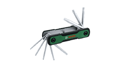 Bosch Groen Torx-Sleutelset | 8-in-1 | Opvouwbare - 1600A039L8