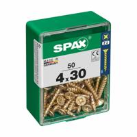 Schroefdoos SPAX Houten schroef Platte kop (4 x 30 mm) (4,0 x 30 mm) - thumbnail