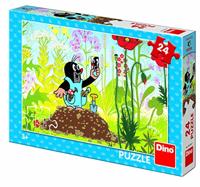 DinoToys Dino puzzel - molletje in de tuin - 24 stukjes - thumbnail
