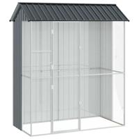 Vogelkooi Antraciet 215 x 110 x 247 cm Gegalvaniseerd staal - thumbnail
