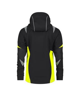 DASSY softshell kalama women polyester nachtblauw/fluogeel xs