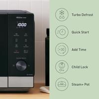 Panasonic NN-GD38QSEPG Magnetron Zwart, RVS 1000 W - thumbnail
