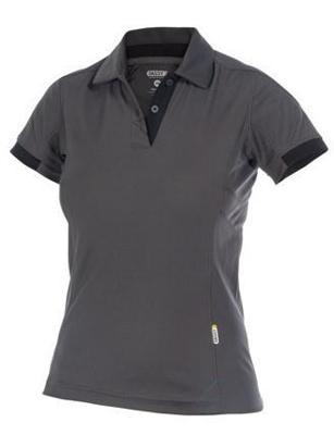 DASSY polo traxion women grijs/zwart xs