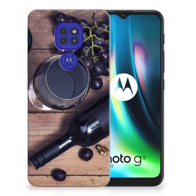 Motorola Moto G9 Play | E7 Plus | Siliconen Case | Wijn Motorola Moto G9 Play | E7 Plus | Siliconen Case | Wijn