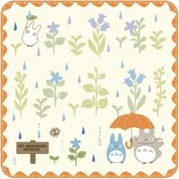 Studio Ghibli Mini Towel My Neighbor Totoro Under the Rain 25 x 25 cm - thumbnail