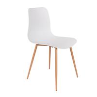 eetkamerstoel Leon 49 x 79,5 cm hout/polypropyleen blauw - thumbnail