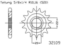 ESJOT Sprocket 520 13z standard - thumbnail