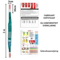 Slinger/hardloper Ponsa 030,061,002,402 Cargopack Groen Plat 2000 kg 2 m - thumbnail