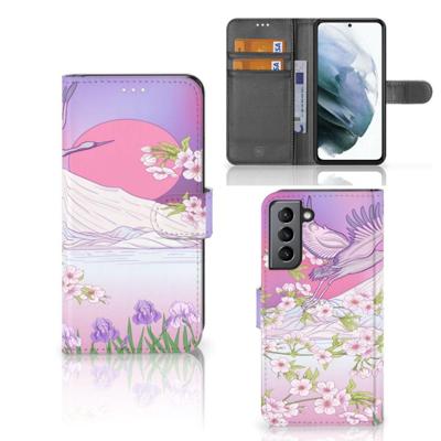 Samsung Galaxy S21 FE | Telefoonhoesje | Met pasjeshouder | Bird Flying Samsung Galaxy S21 FE | Telefoonhoesje | Met pasjeshouder | Bird Flying