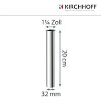 Kirchhoff Dompelbuis, chroom, 1 1/4" x 32 x 200 mm, voor sifon - 98848018 - thumbnail