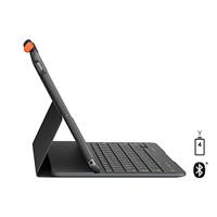 LOGITECH - Bluetooth-toetsenbordhoes voor iPad 10.2 (7e generatie) Slim Folio iPad 10.2 (7e, 8e en 9e generatie) - AZERTY - Grijs - thumbnail