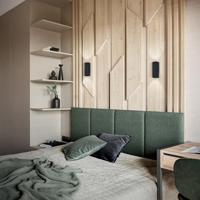 Brilliant Design opbouwspotMarty zwart 15cm - G99206/76 - thumbnail