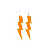 Boland Oorbellen flash neon oranje - thumbnail