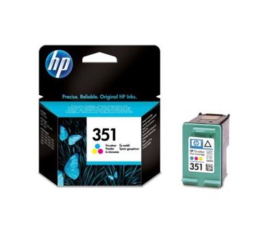 HP inktcartridge 351, 170 pagina&apos;s, OEM CB337EE, 3 kleuren