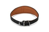 Beeztees Rondo - Halsband Hond - Leer - Bruin - 45 cm x 55 mm - thumbnail