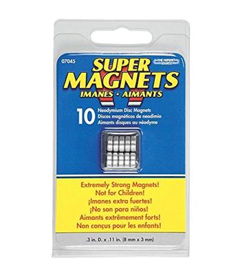 Blanko Magneet (Ø x h) 8 mm x 3 mm Rond 10 stuk(s) 205016 Blanko Magneet (Ø x h) 8 mm x 3 mm Rond 10 stuk(s) 205016